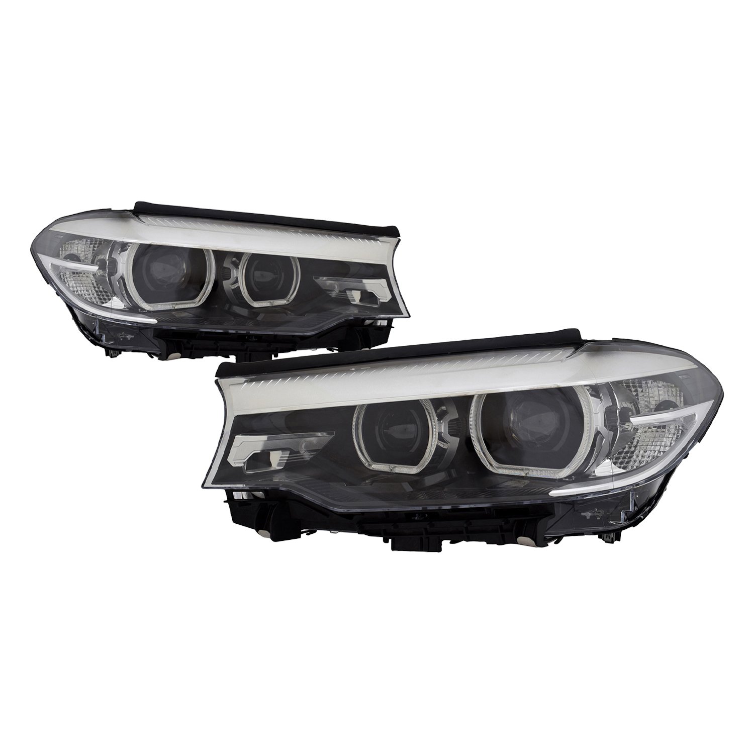 LED Headlight Set Projector Headlight Set for 2017-2020 BMW 5-Series