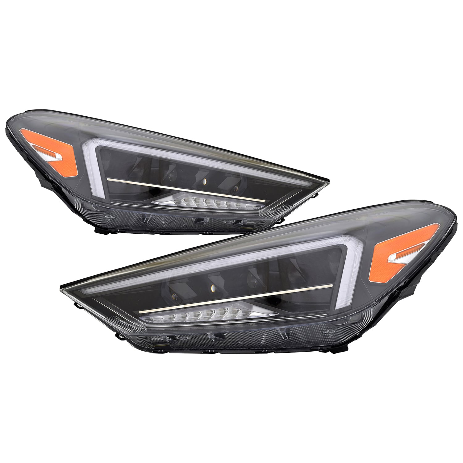 Headlight for 19-21 Tucson SE Halogen W/O LED DRL Right 92102D3500 CAPA
