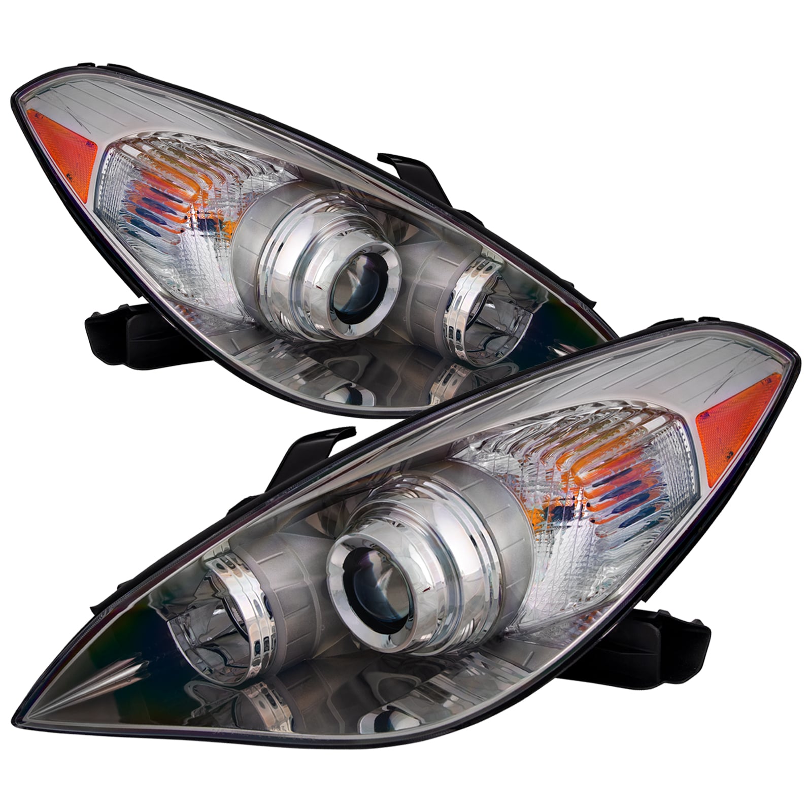 Headlights Set Halogen Type Left Driver Right Passenger Pair