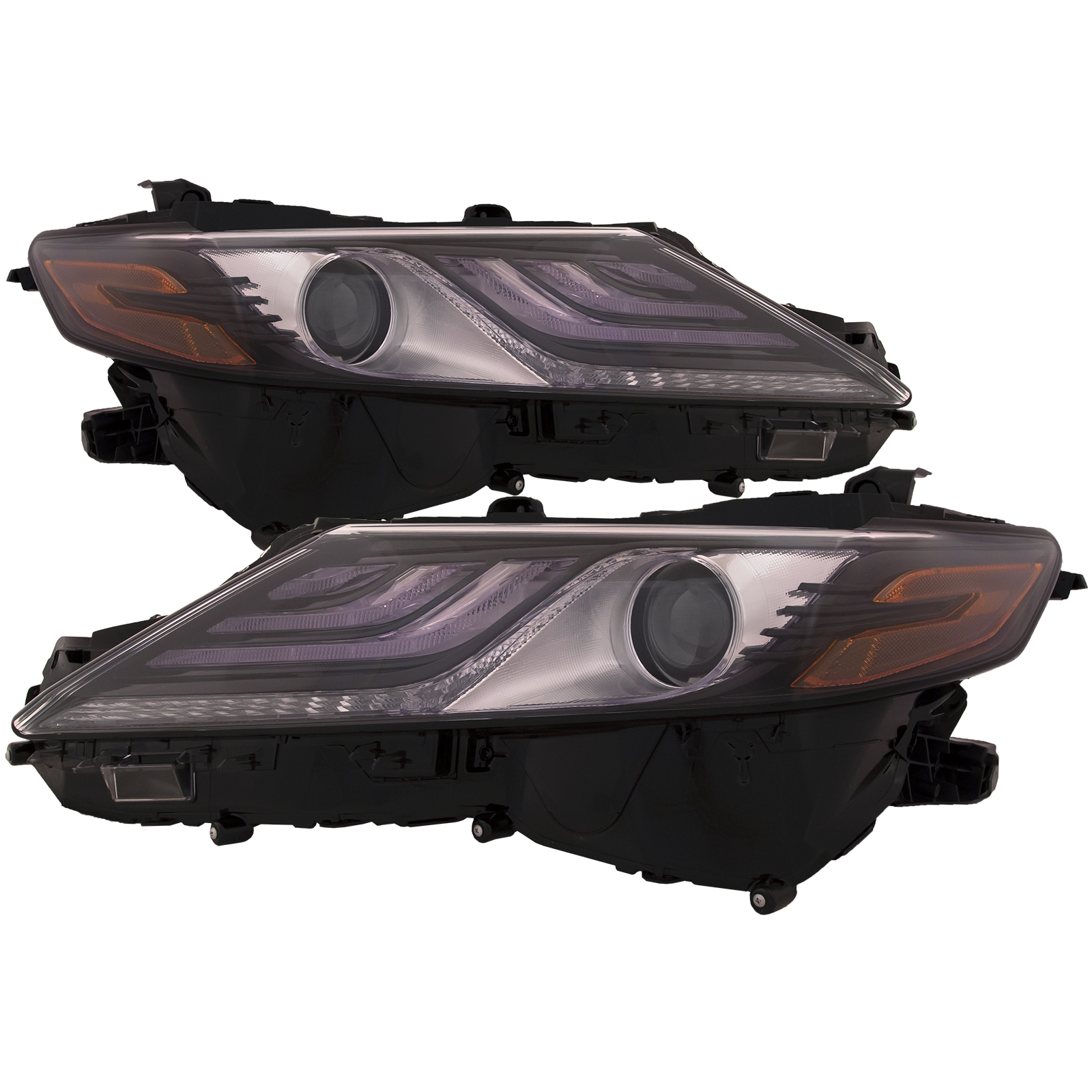 LED Projector Headlight For 2021-2022 Toyota Camry SE – Driver Side (Left) Black Housing - View #5