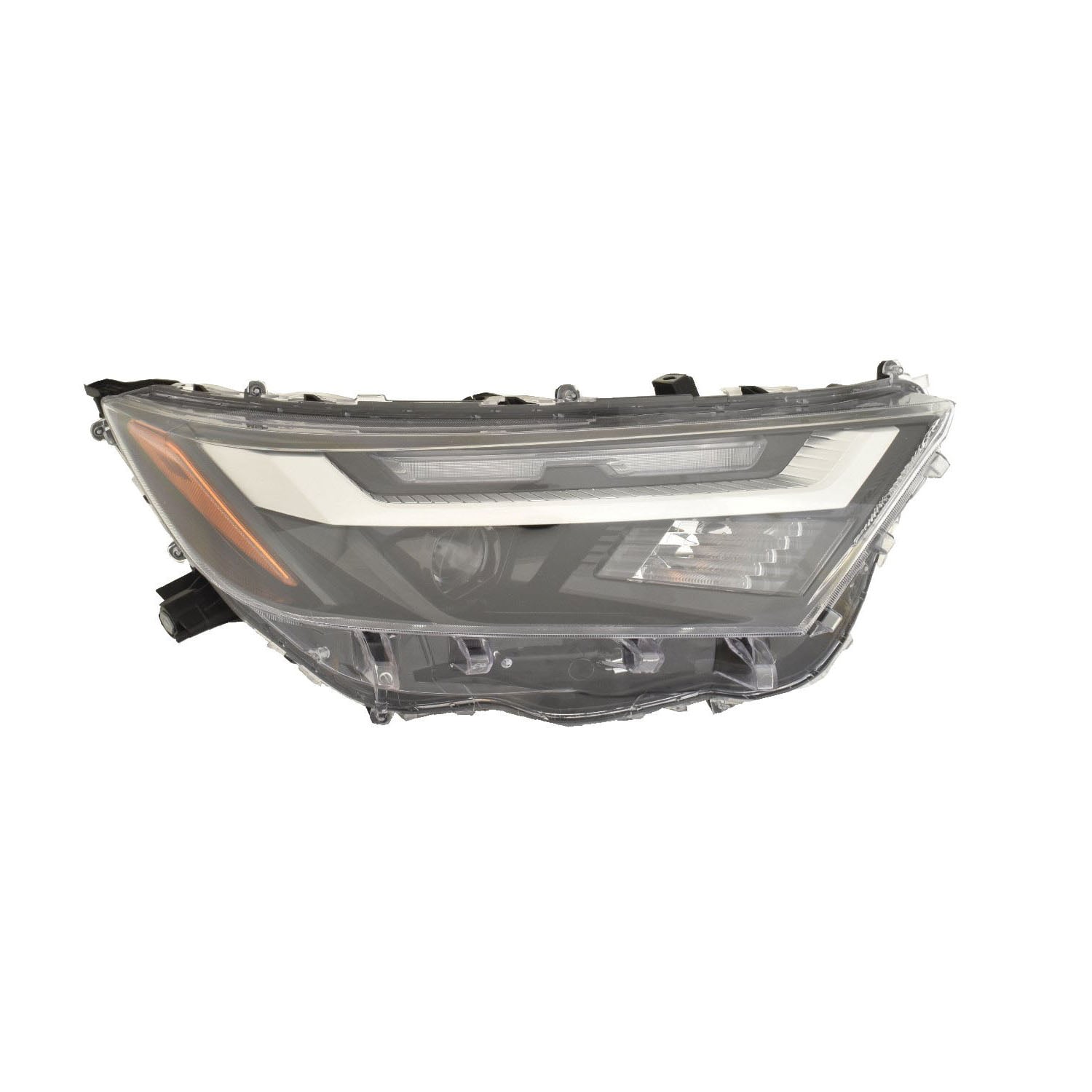 Right Passenger Side LED Headlight with Halogen Signal Light for