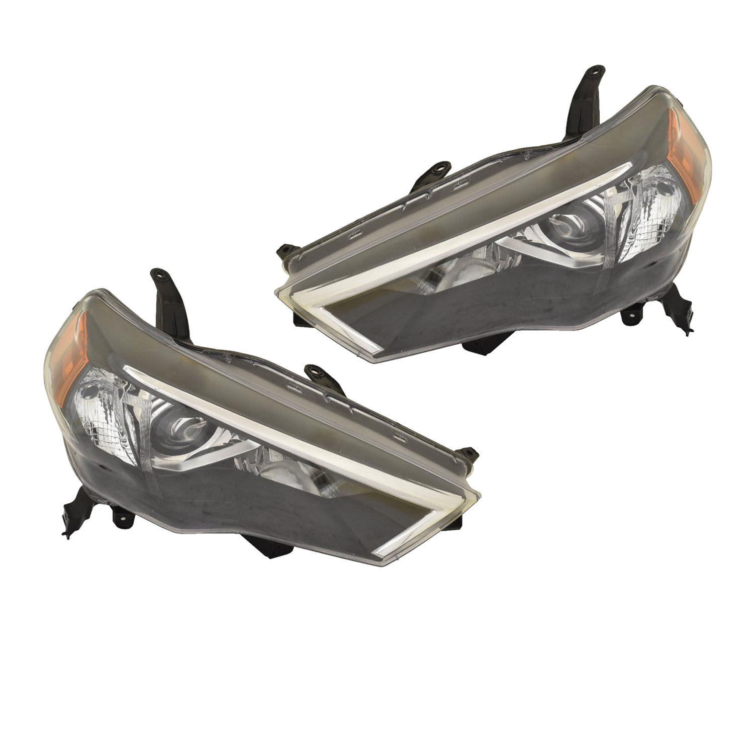 Bi-LED Headlight Set with Halogen DRL for 2021-2024 Toyota 4Runner