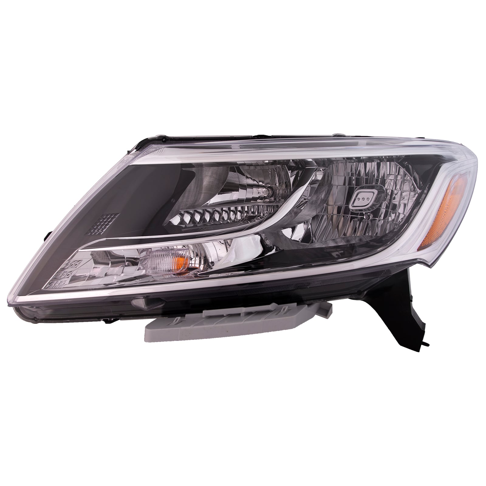 Left Driver Side Halogen Headlight For Nissan Pathfinder SUV - Direct Replacement, Includes Bulbs, 1-Year Warranty