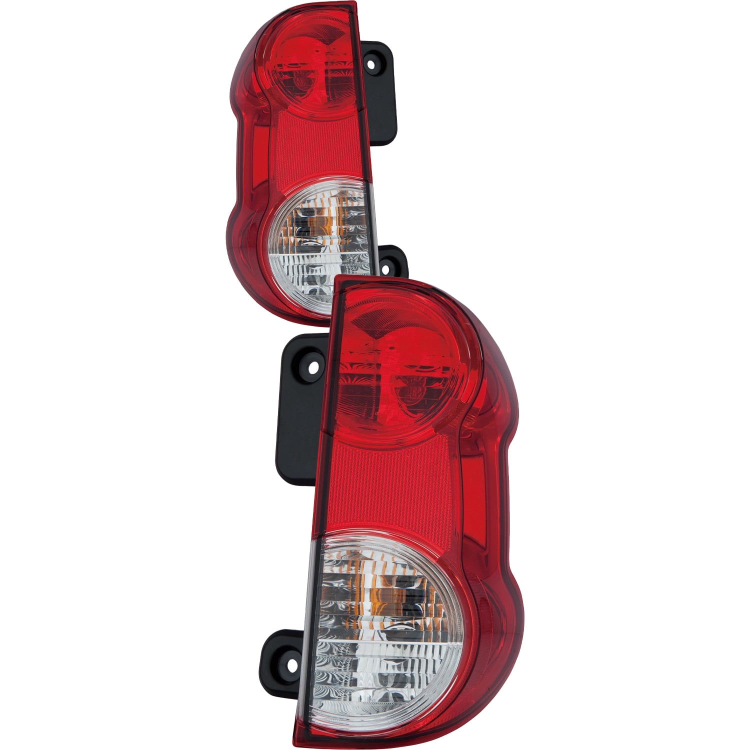 Driver Passenger Tail Light Set For 13-21 Nissan NV200; CAPA Certified