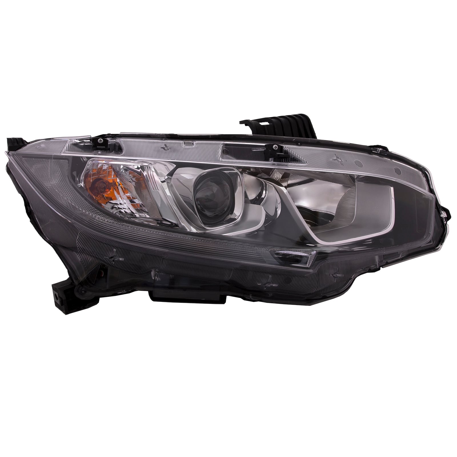 Headlight Halogen Right Passenger CAPA Certified Fits 2016-2021  