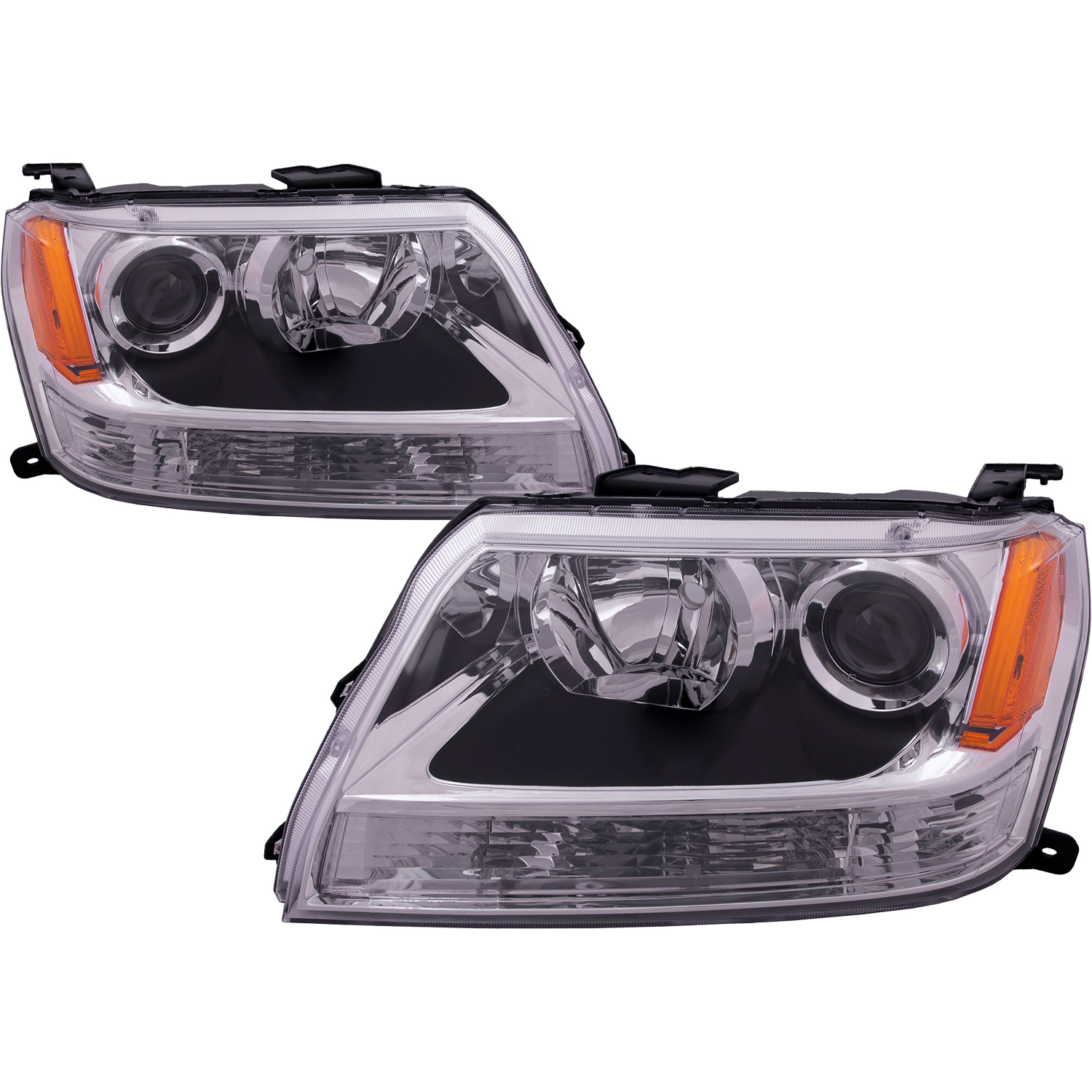 Driver Passenger Headlight Set For 09-13 Suzuki Grand Vitara Driver Passenger Headlight Set For 09-13 Suzuki Grand Vitara