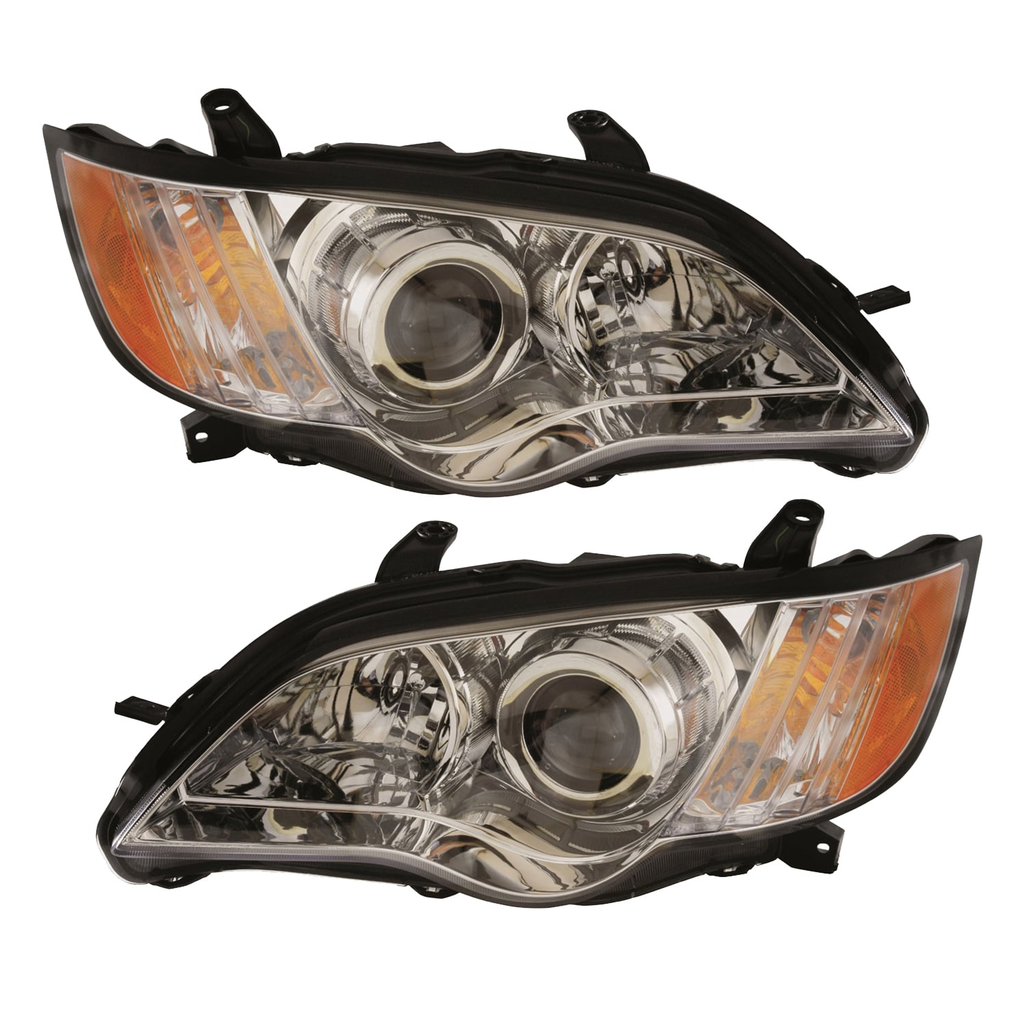   オーバル Left Driver And Right Passenger Side Headlight Set For 08-09