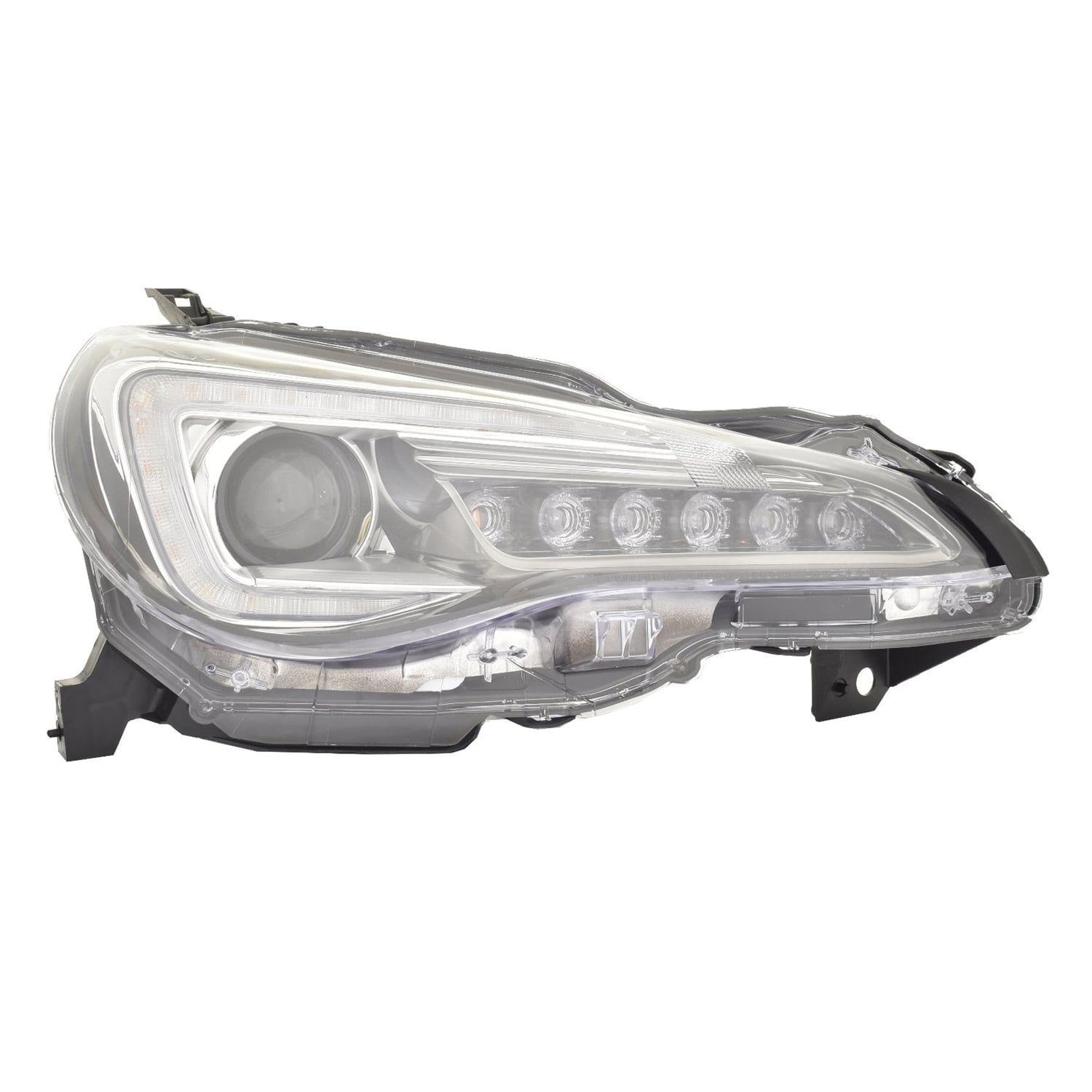 Left Driver Side LED Headlight For 17-20 Subaru BRZ; CAPA Certified