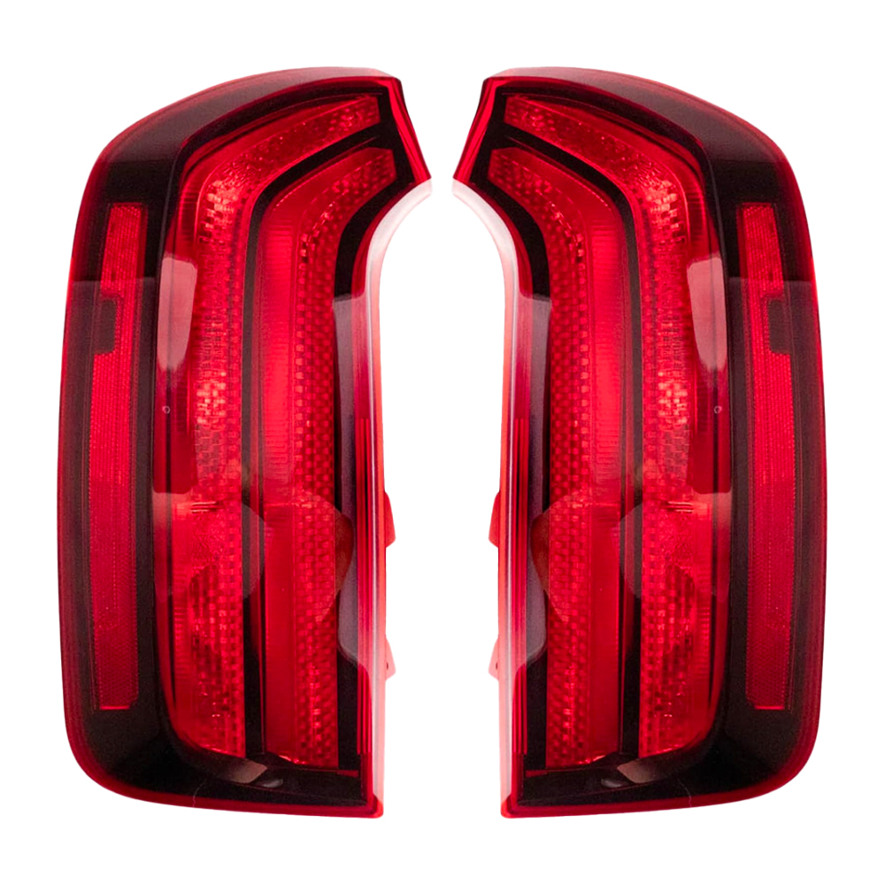 Outer Tail Light Set Compatible With Kia Telluride 2023-24 LX S CAPA Certified Halogen Left Driver And Right Passenger Side
