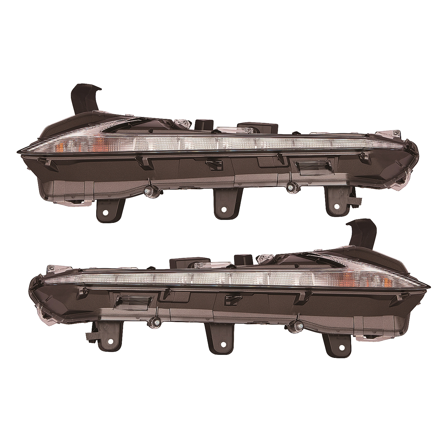 Left Driver And Right Passenger Side Daytime Running Light Set For