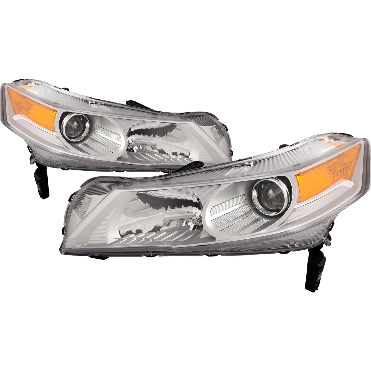 Driver Passenger Headlight Set For 09-11 Acura TL; CAPA Certified