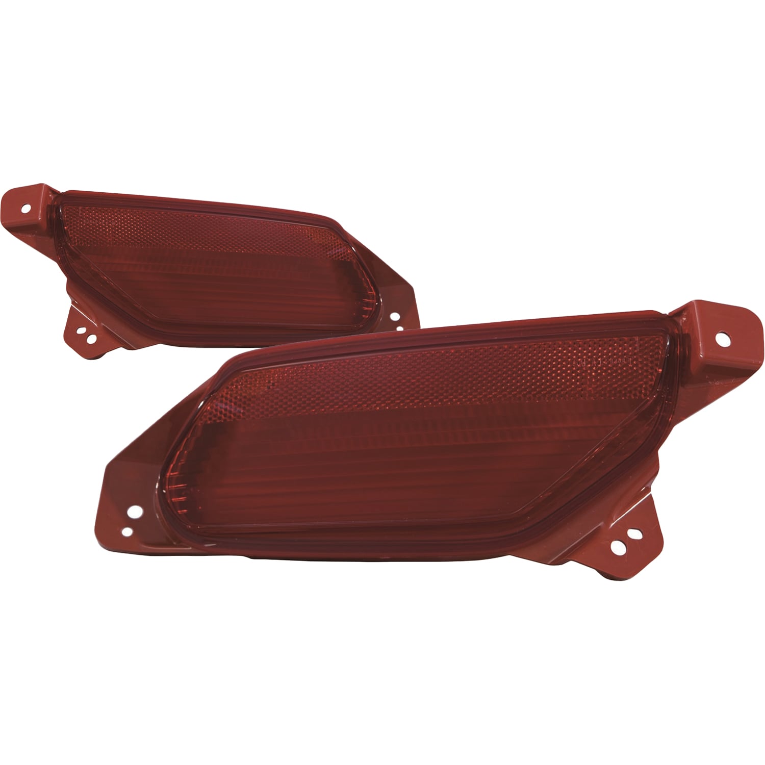 Driver Passenger Rear Bumper Reflector Set For 14-16 Acura MDX