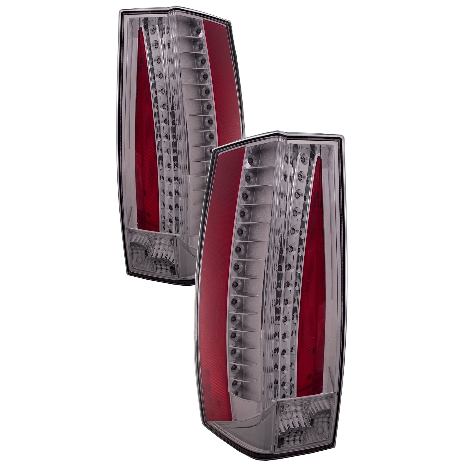 【予約】 Tail Lights Set 2Pcs Clear Lens/Chrome Bezel Left Right Pair アクセサリー