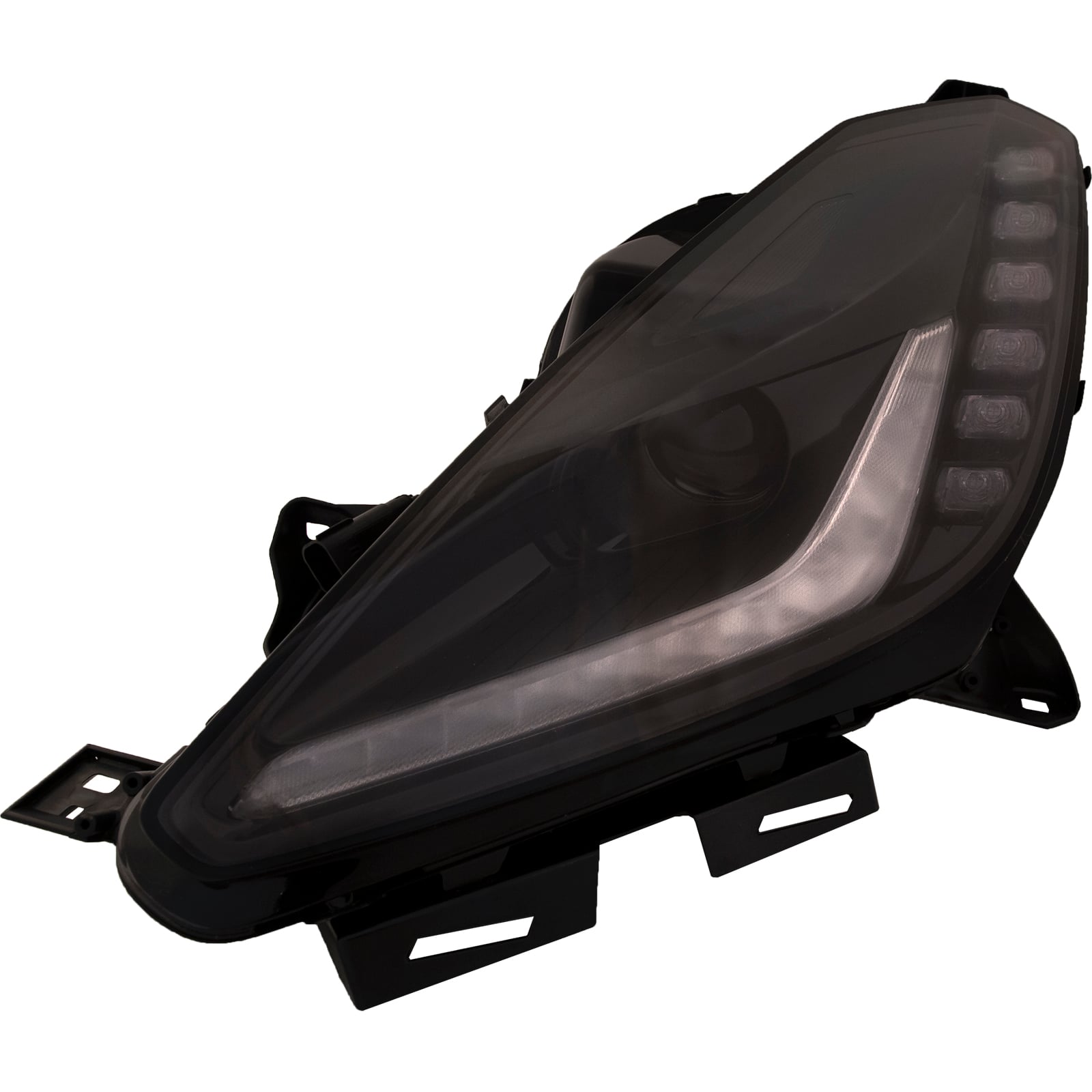 Chevrolet Corvette 14-19 Headlight Left Driver HID Headlight With Black ...