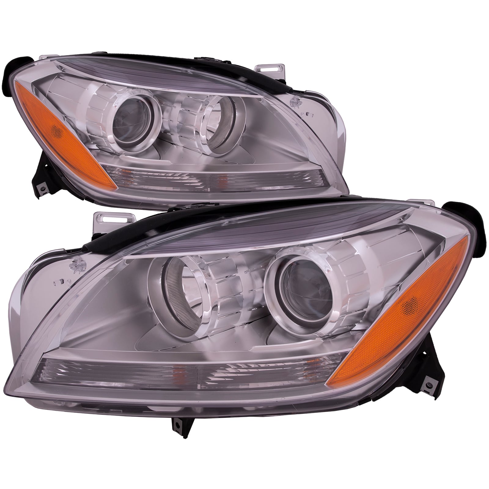 Headlights Set Halogen CAPA Certified Left Driver Right Passenger Pair