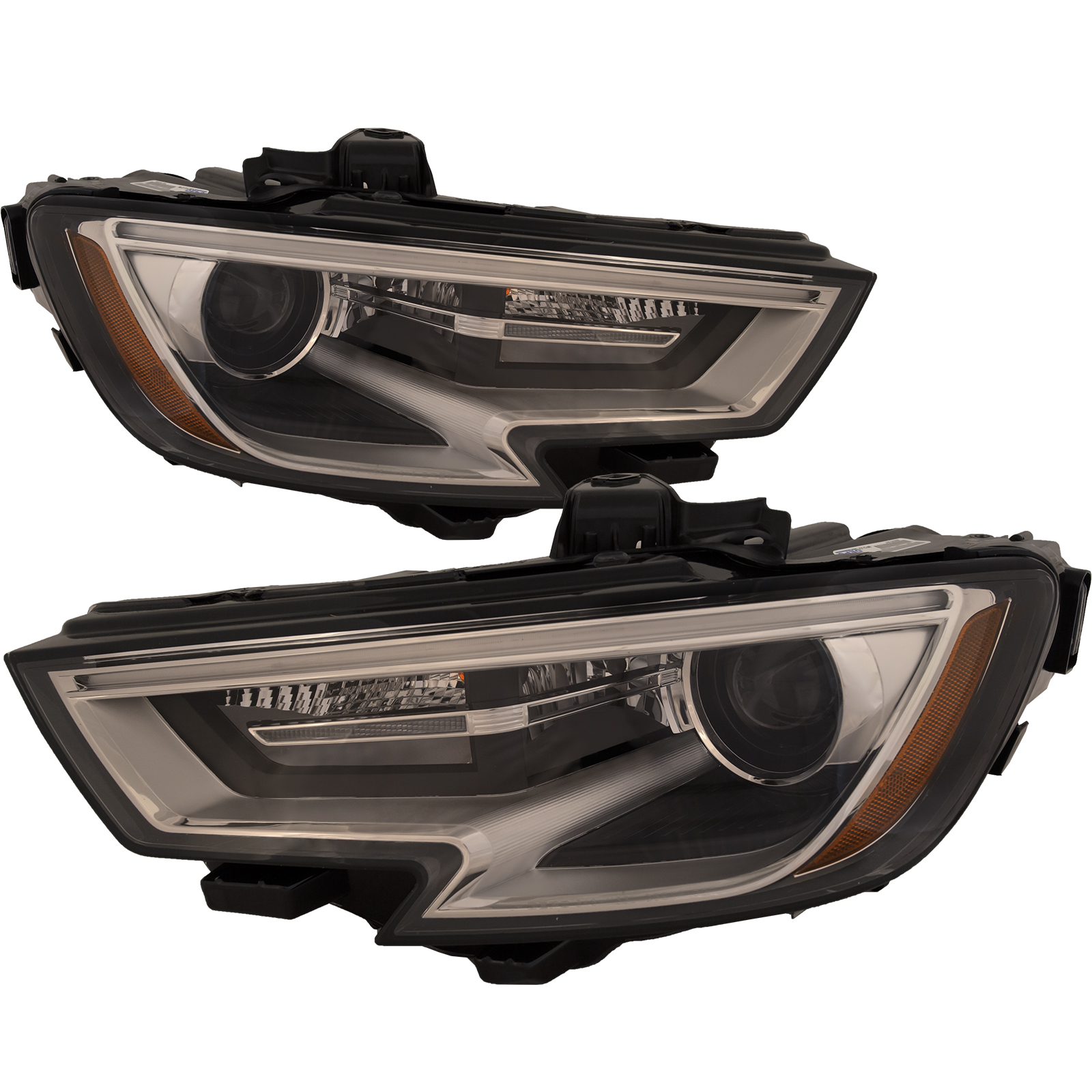 BI-HID Headlight Driver And Passenger Set For 17-20 Audi A3 & S3 CAPA Certified