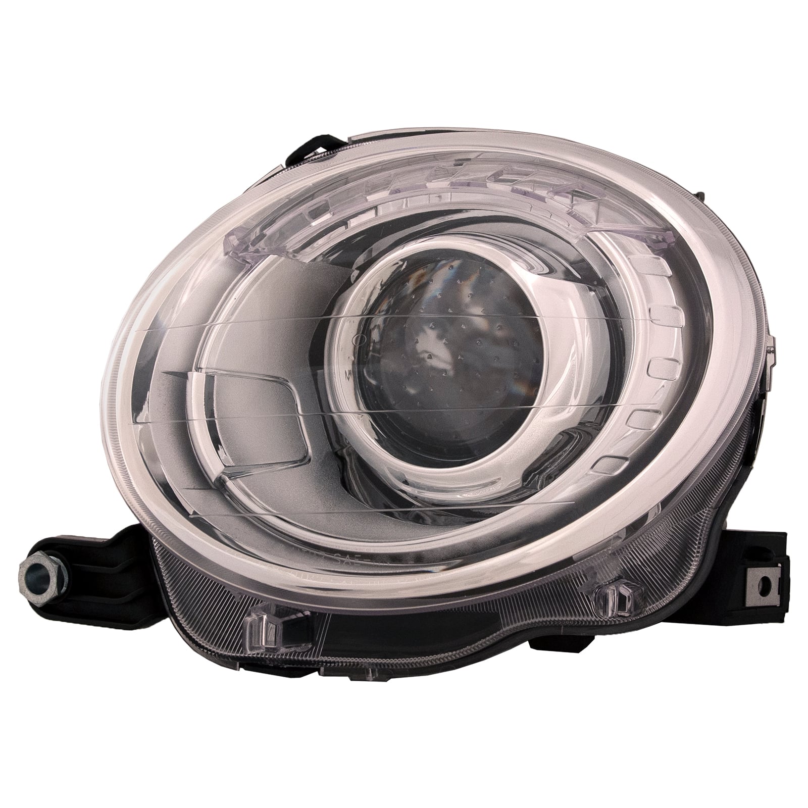 Headlight Chrome Trim Type 1 Driver Left Fits Fiat 500 2012-2018