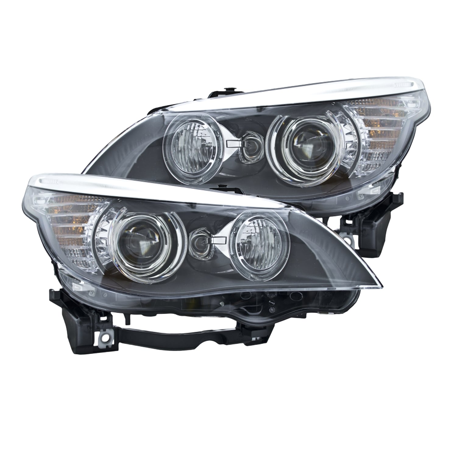 Driver & Passenger Headlight For BMW 528i 535i 550i M5