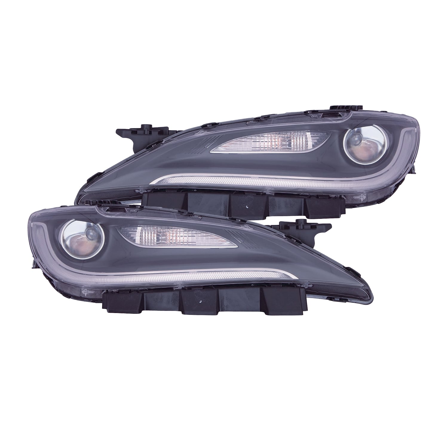 Driver And Passenger Side Headlight For Chrysler 200 2016 2017 