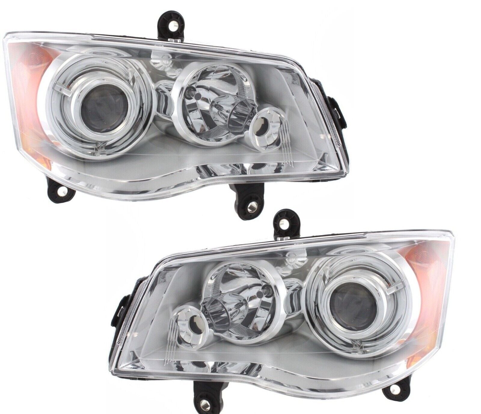 Headlights Set HID-Type Right Passenger Left Driver Pair Fits 2008 