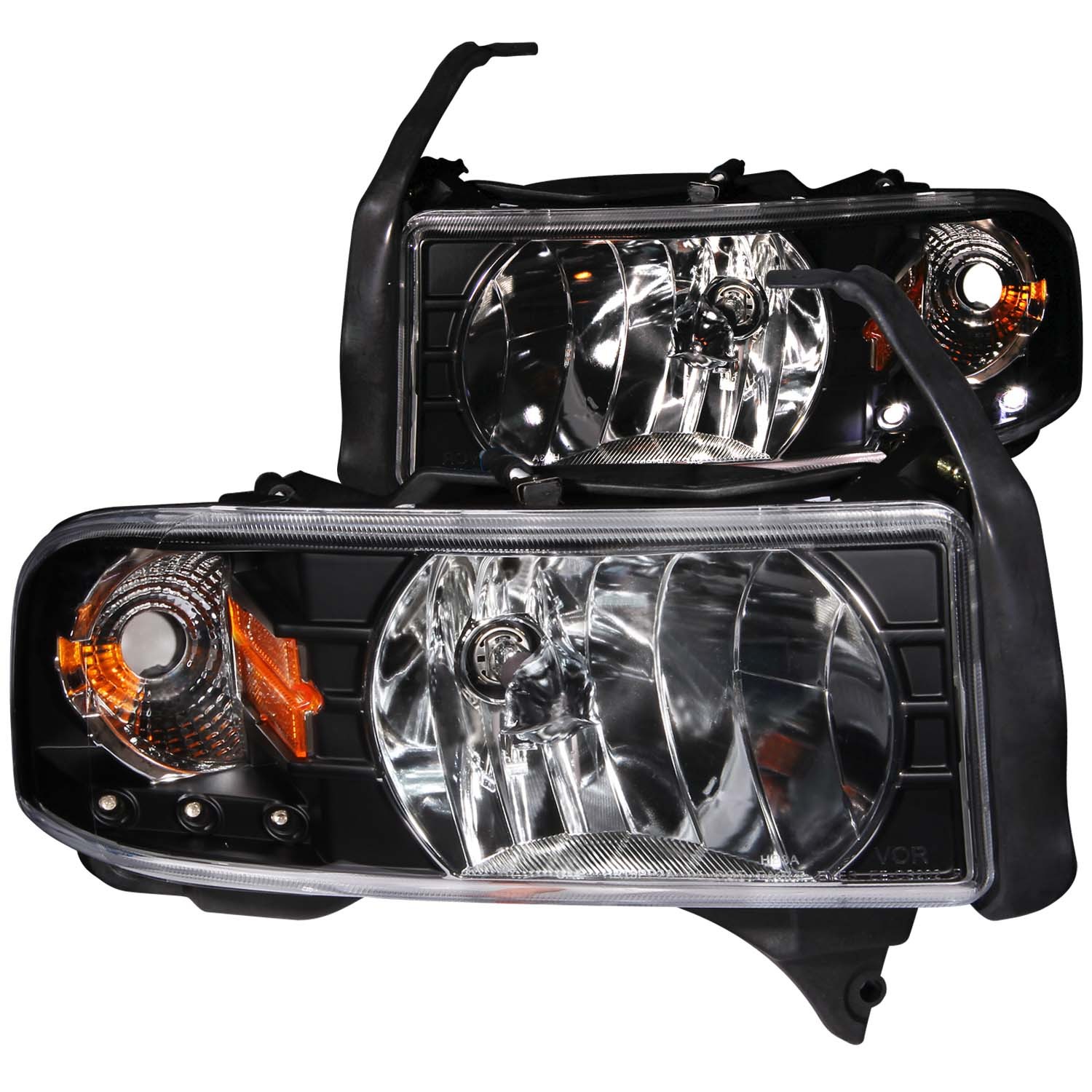 FIONE Halogen Headlights Assembly Compatible with Dodge Ram