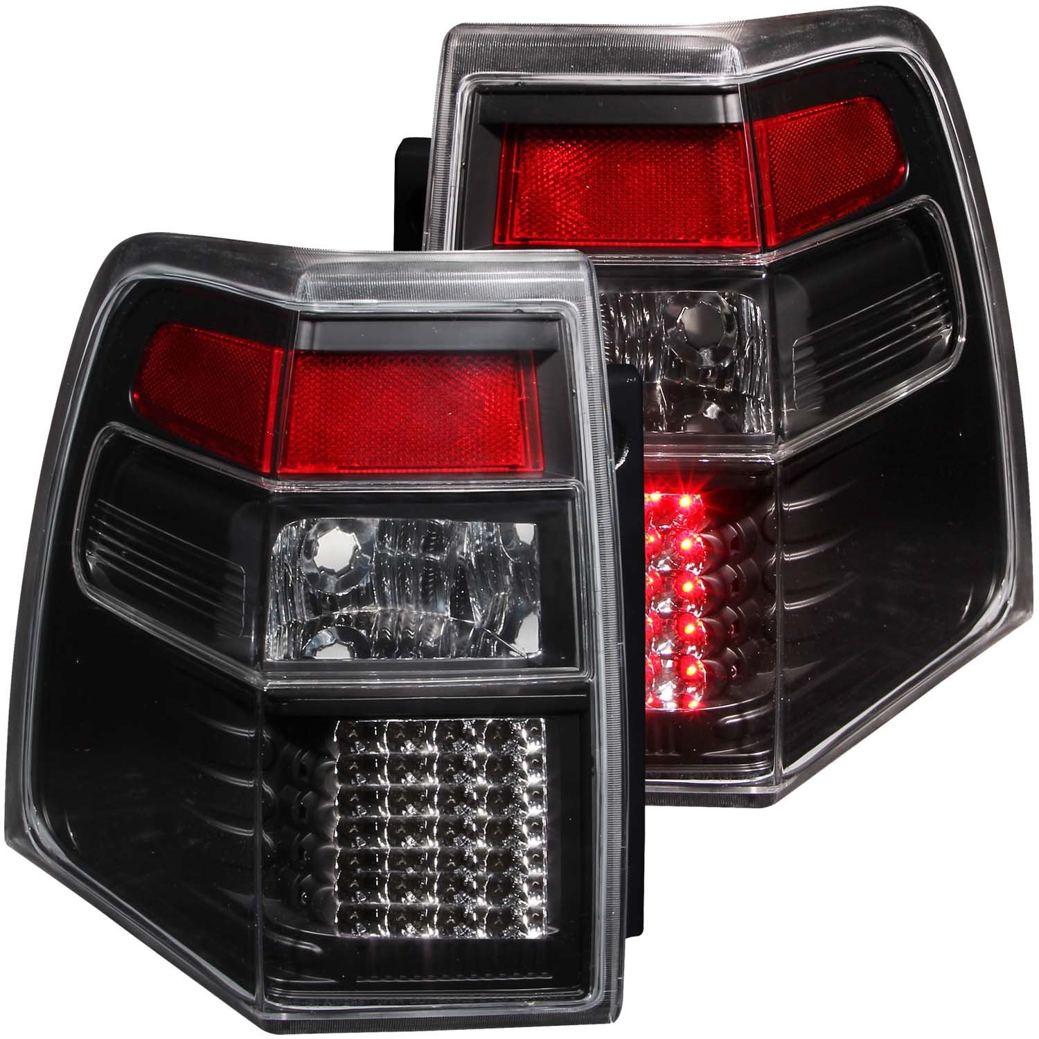 Black Housing LED Tail Light Compatible with Ford Expedition 2007 2016 Includes Left Driver and Right Passenger Side Tail Lights