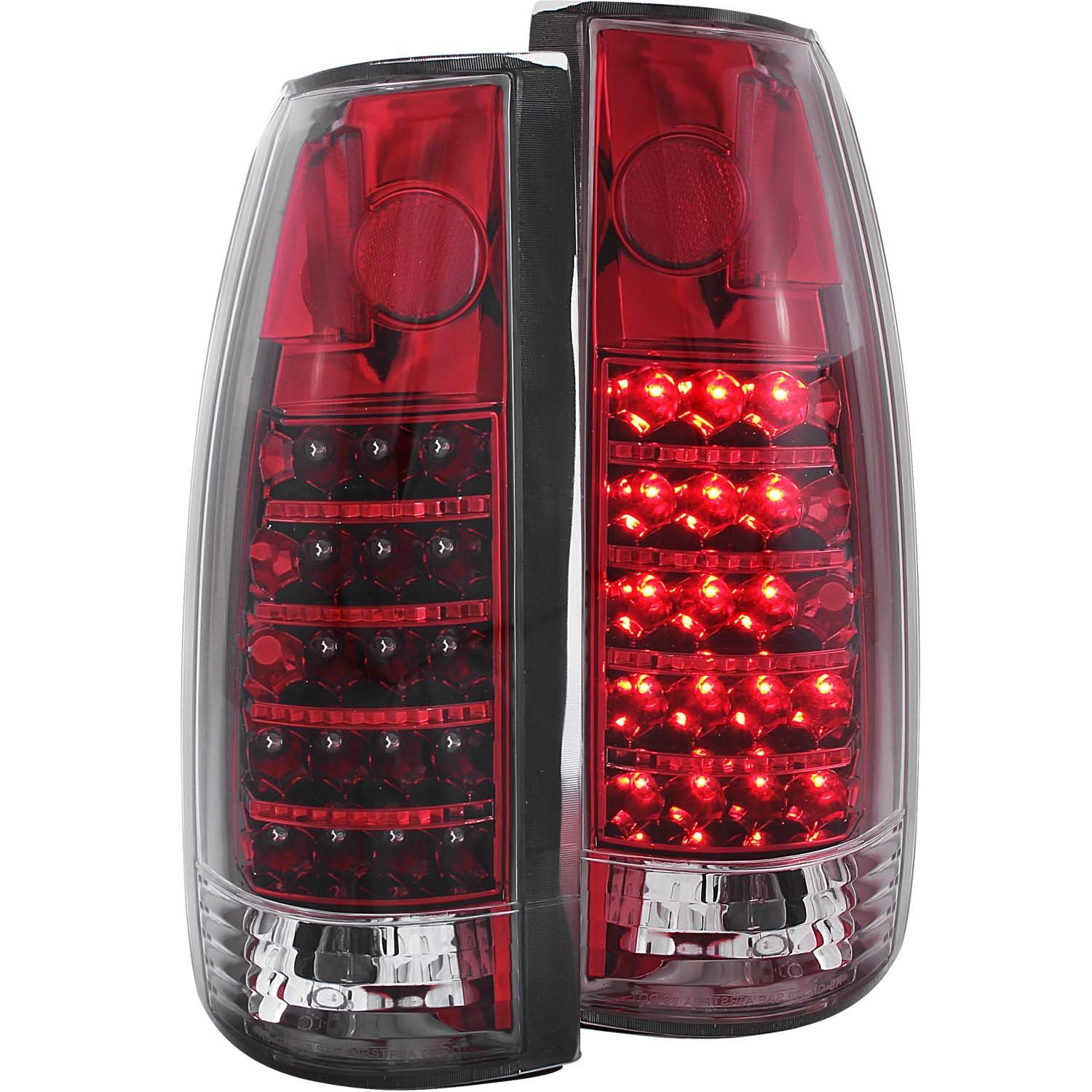 1988-1998 Gmc//Chevy C//K C1500//2500//3500 All Red Lens Led Tail Light Brake Lamps