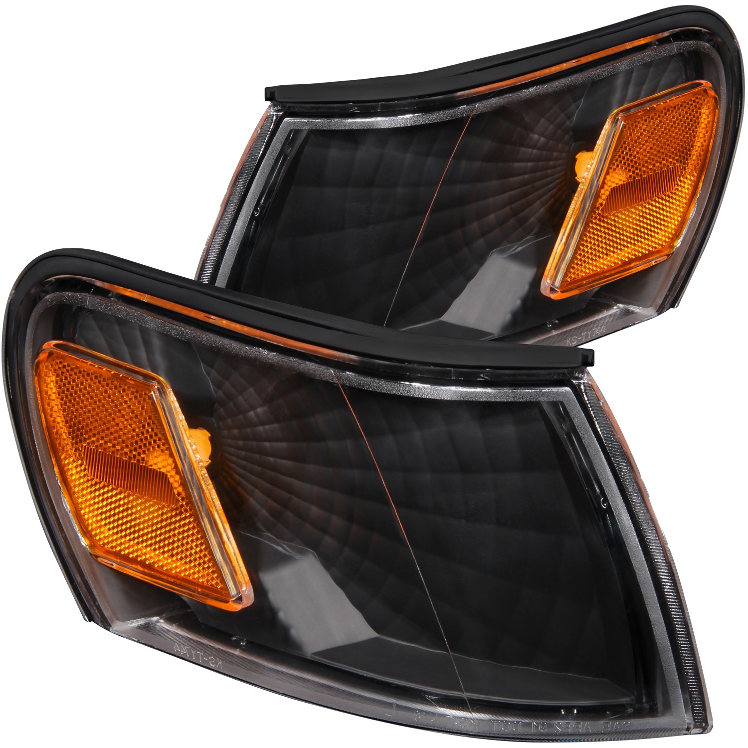 DEPO Pair of Clear Front Corner Lights For 1993-1997 Toyota Corolla
