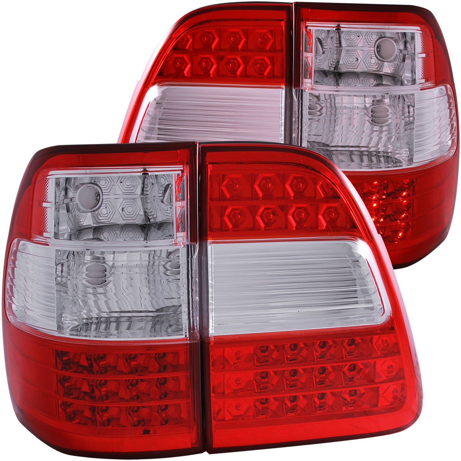 Headlights Depot 98-05 Land Cruiser 100 Series LED Tail Lights 