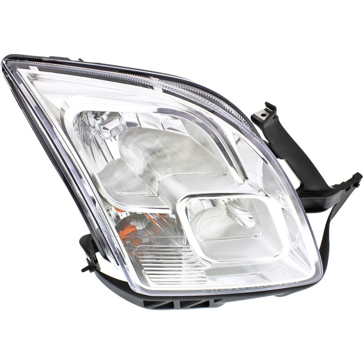 Right Side Headlight Assembly For 2013-2016 Ford Fusion – Halogen, Clear Lens