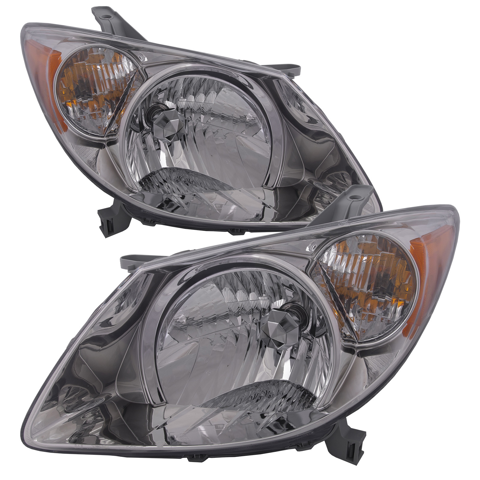 Right Passenger Side Headlight For 2005-2008 Pontiac Vibe - Direct OE Style Replacement With Bulbs - View #9