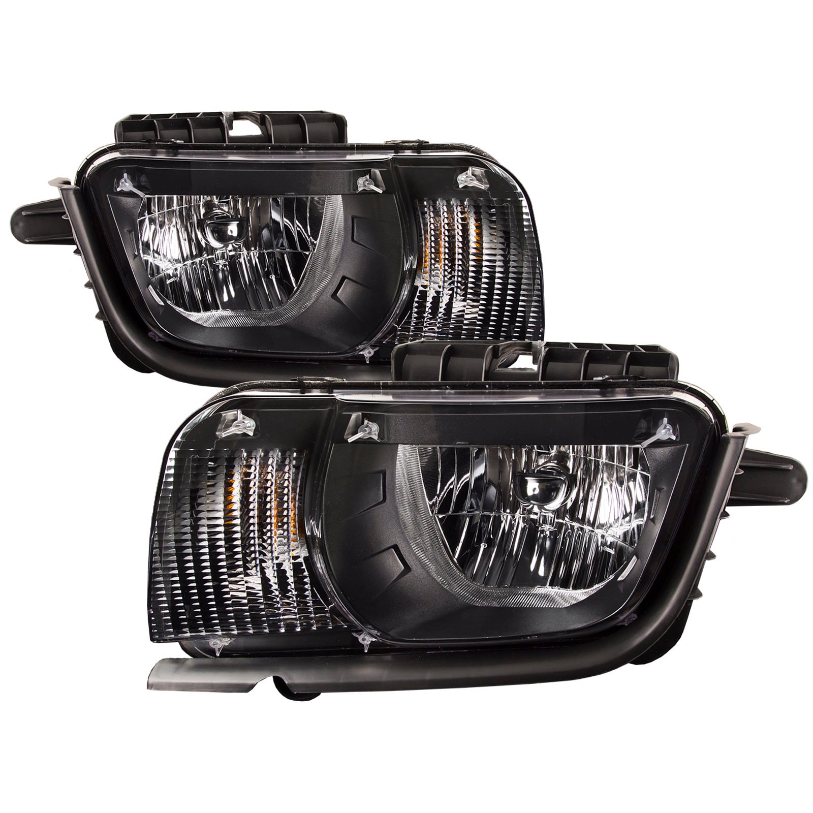 Headlights Halogen Set Right Passenger Left Driver Pair Assembly Fits ...