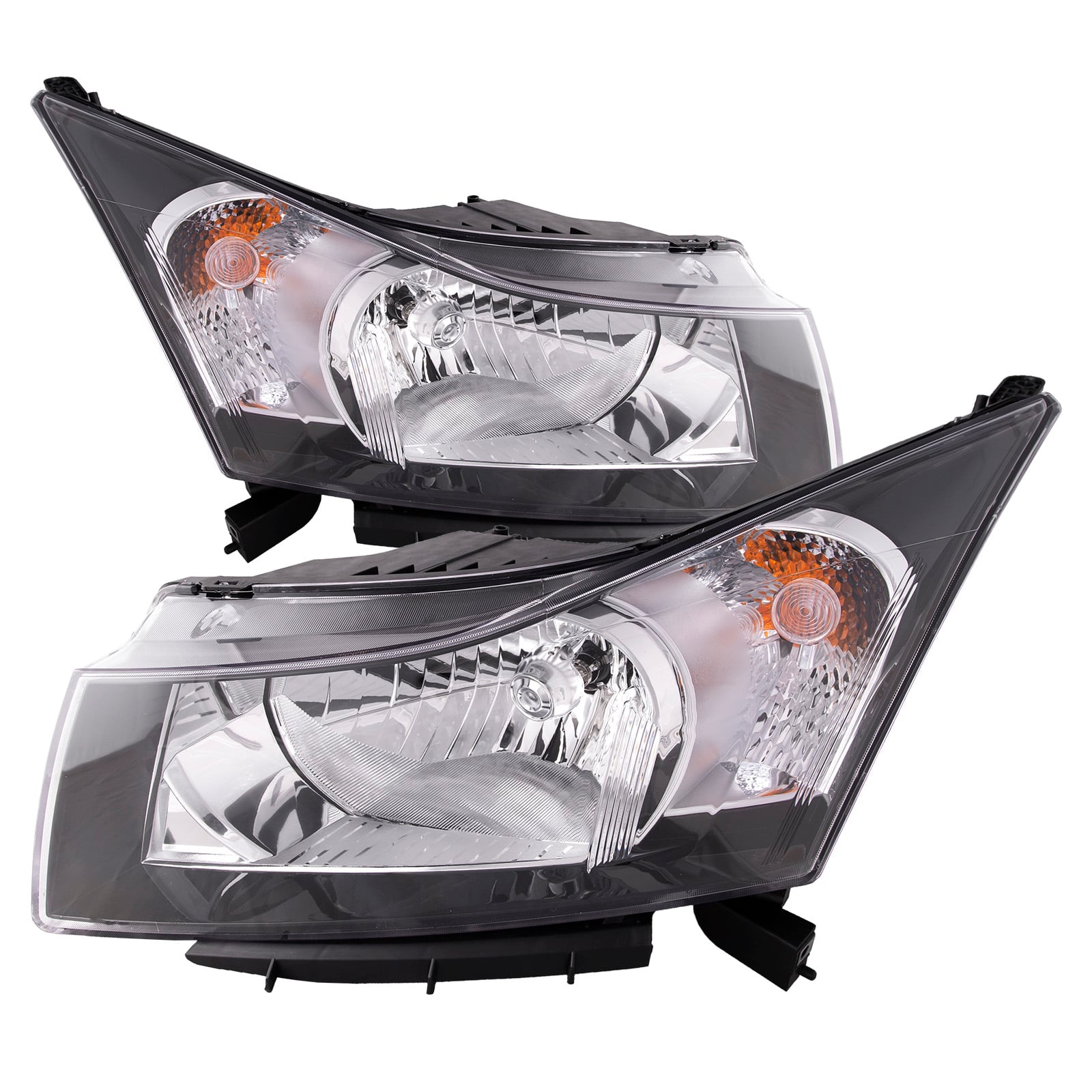 2012 2016 Chevy Cruze 2nd Design Halogen Headlights Set Driver Left 2012-2016-chevy-cruze-2nd-design-halogen-headlights-set-driver-left