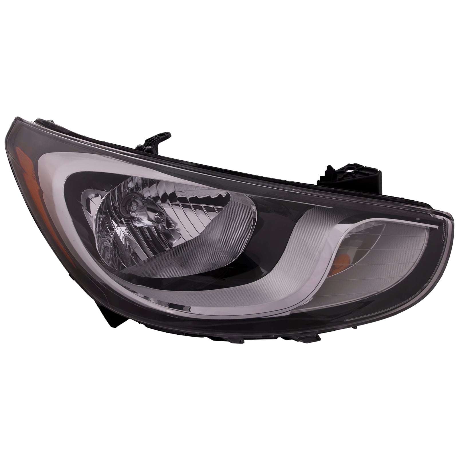 Halogen Headlight w/Bulbs Standard Type Right Passenger Fits 2012-2014 ...