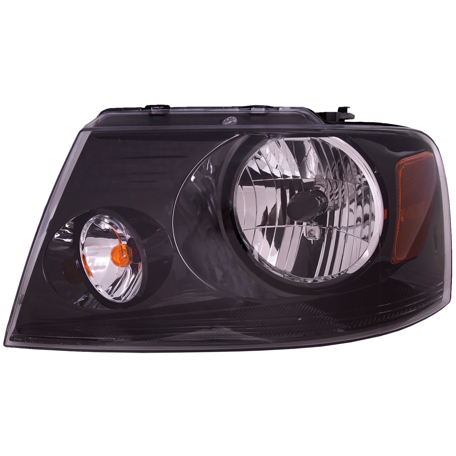 Black Housing Headlight Left Driver Side For Ford F-150 Harley Edition 2006-2008 CAPA Certified