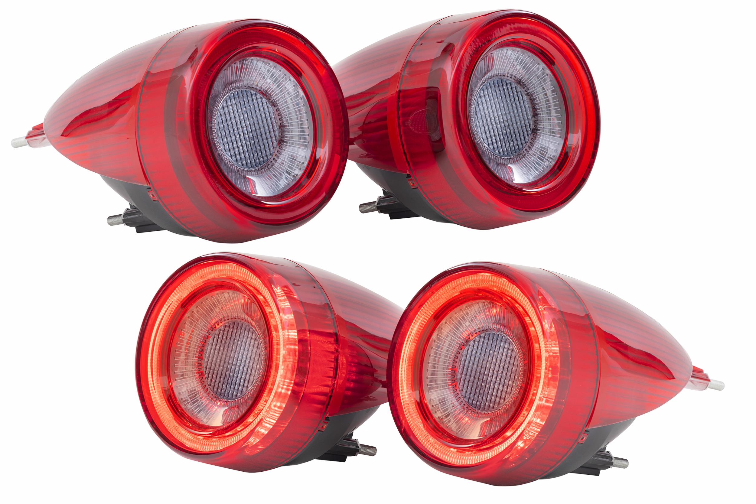 Morimoto XB LED Tail Lights: Ferrari F430 (05-10) (Set/Red)