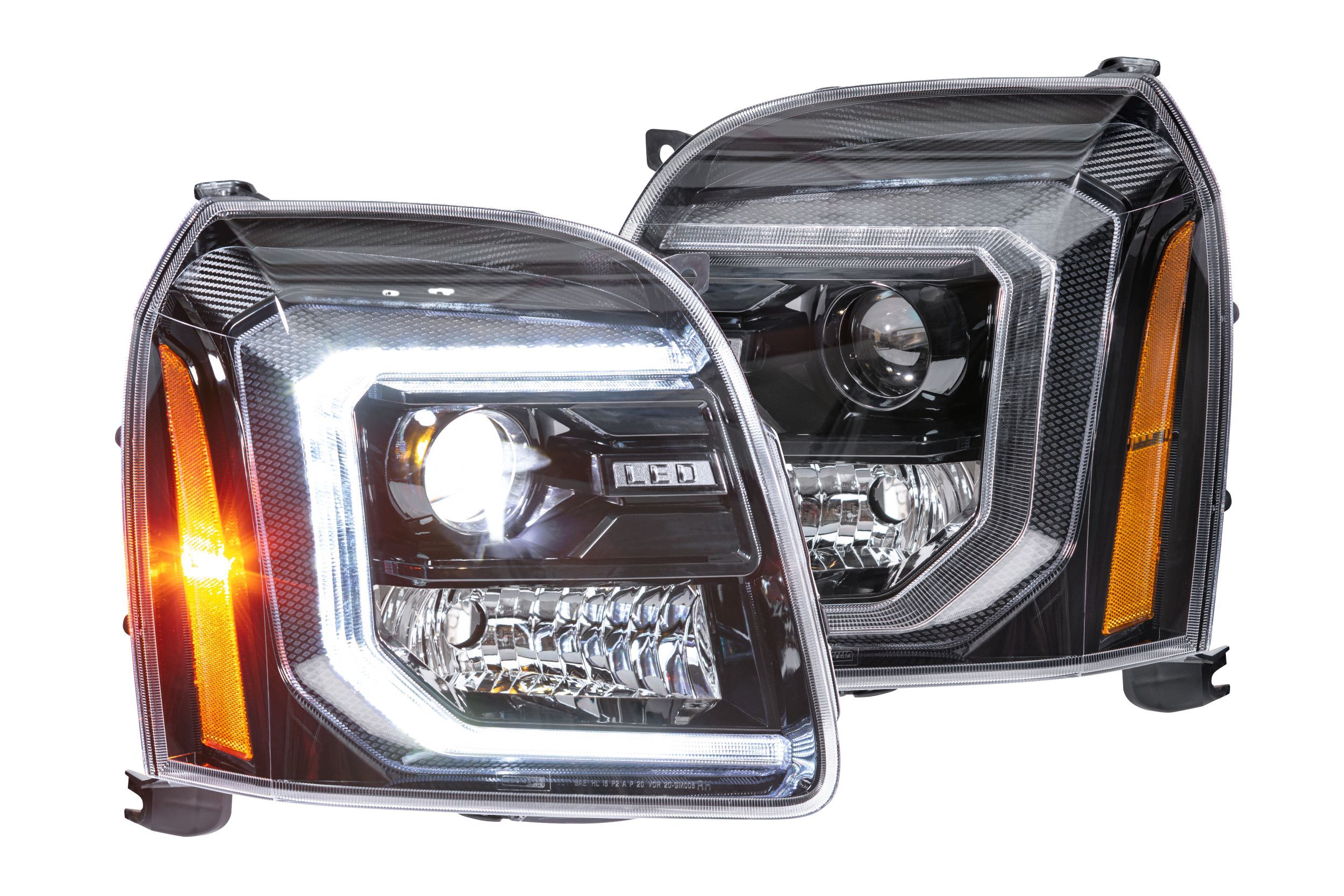 XB Hybrid LED Heads For GMC Yukon 07-14 Pair / ASM