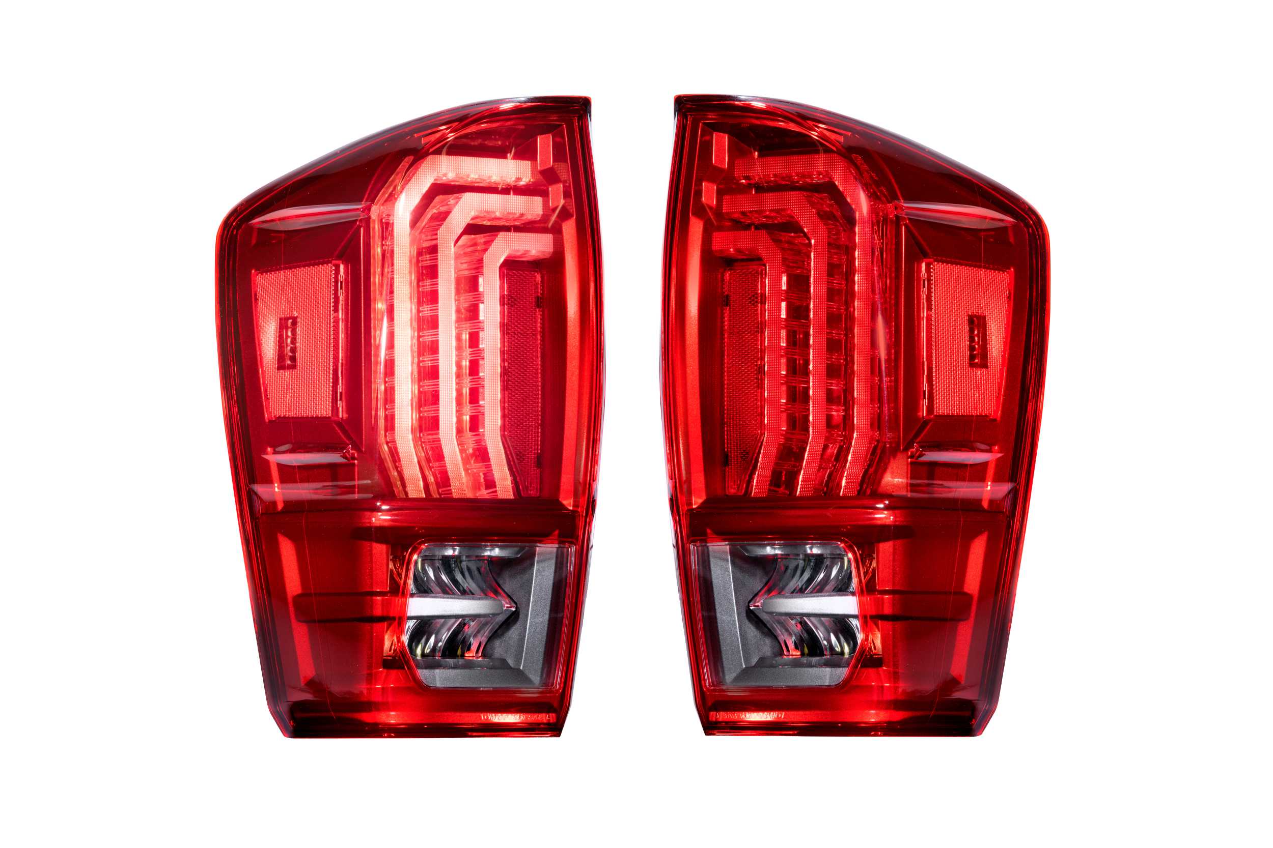 Morimoto XB LED Tail Lights: Toyota Tacoma (16-23 / Red Lens / Set)