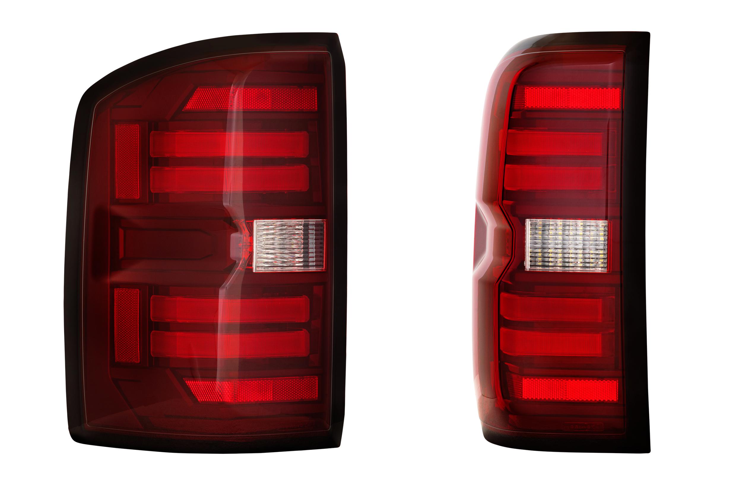Morimoto XB LED Tail Lights GMC Sierra (1418) (Pair / Red)