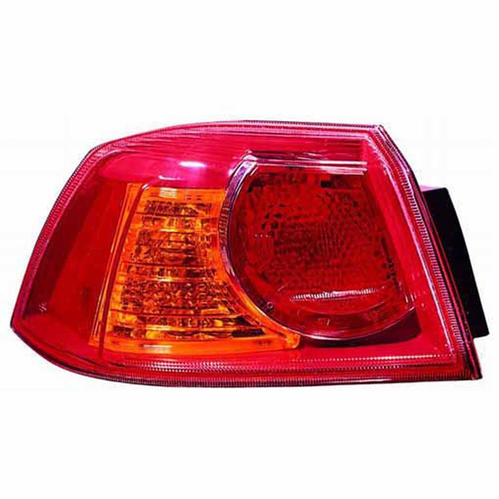 Left Driver Side Outer Tail Light For Mitsubishi Lancer 2008 2013 