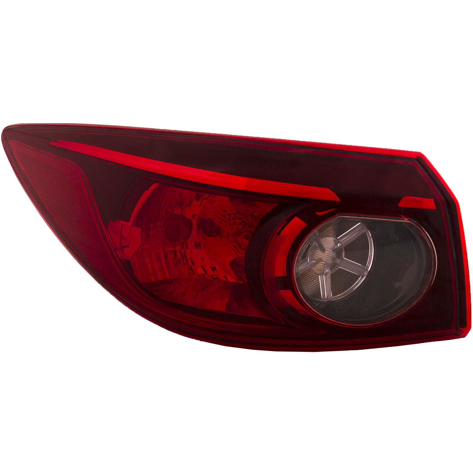 Outer Tail Light For 14-18 Mazda 3 Sedan Rear Driver Left Tail Lamp