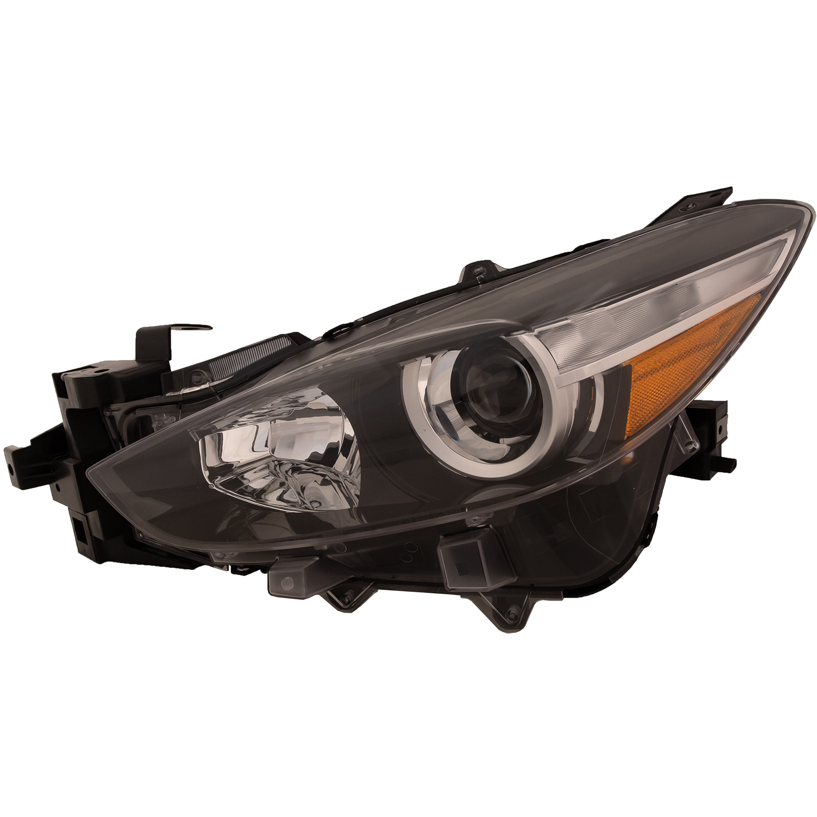 Headlight Halogen Left Driver Fits 2017-2018 Mazda 3 Sedan 4Dr