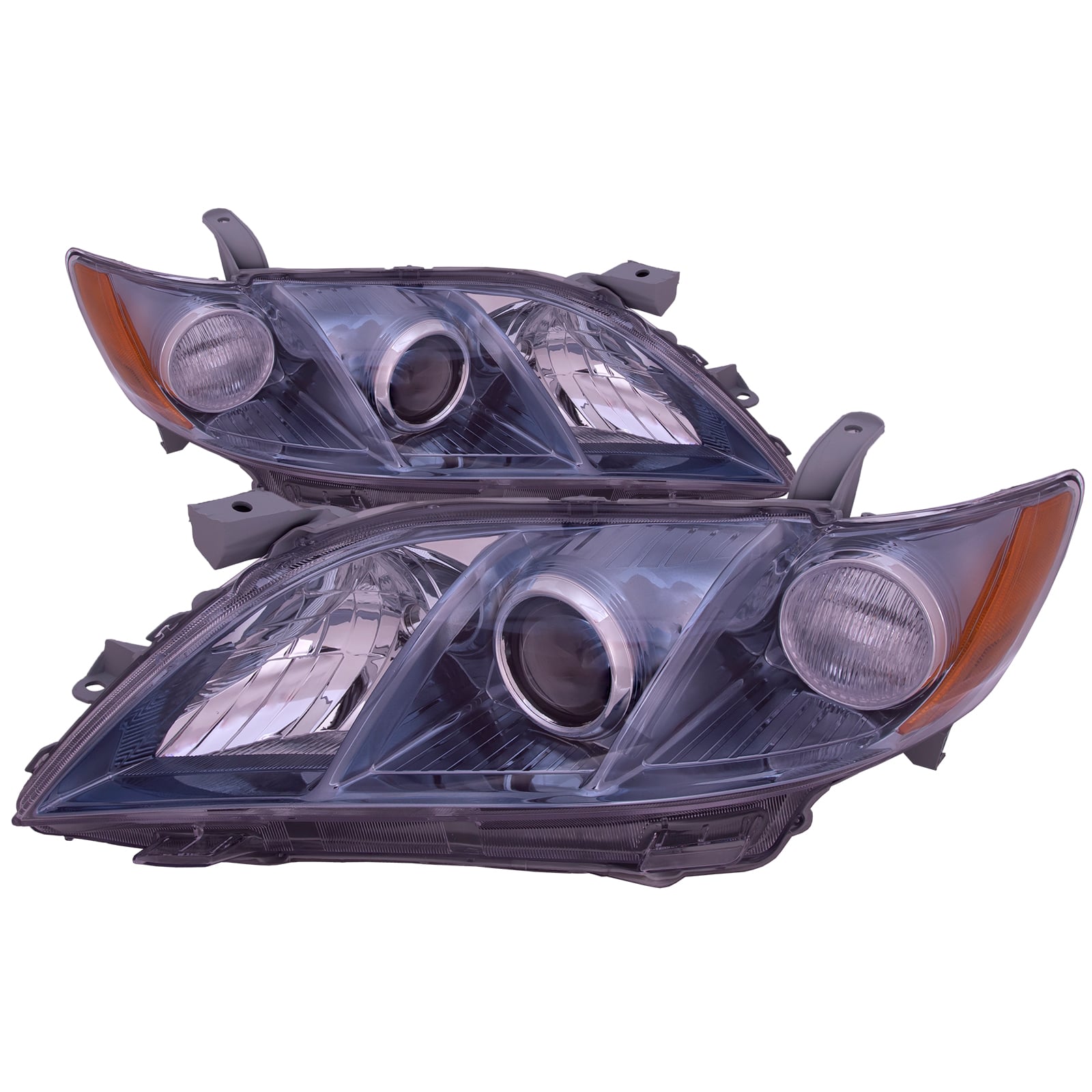 Headlights Set Left Driver Right Passenger Pair Fits 2007 2009 Toyota 