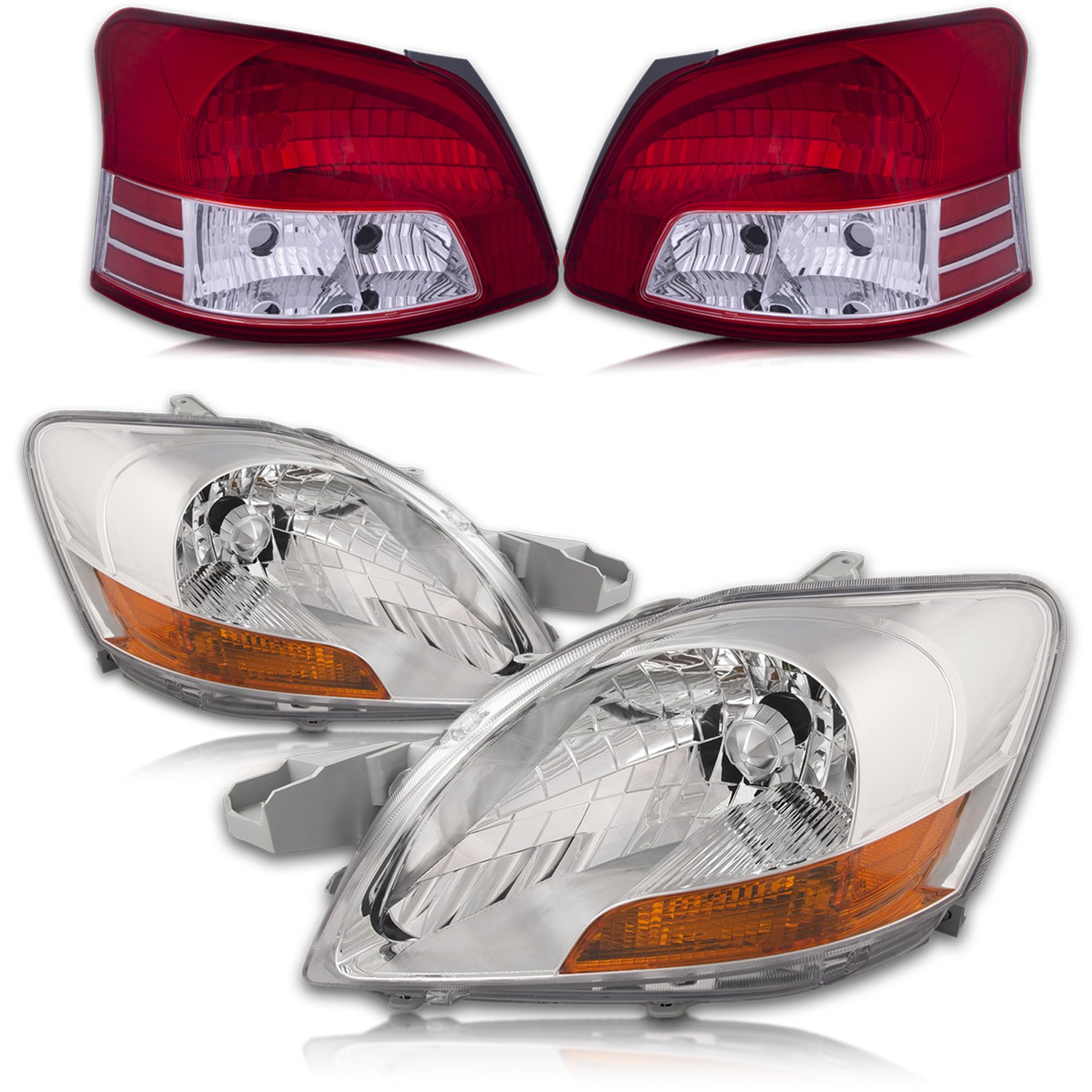 Halogen Headlight and Tail Light Set 4-Door Base Model