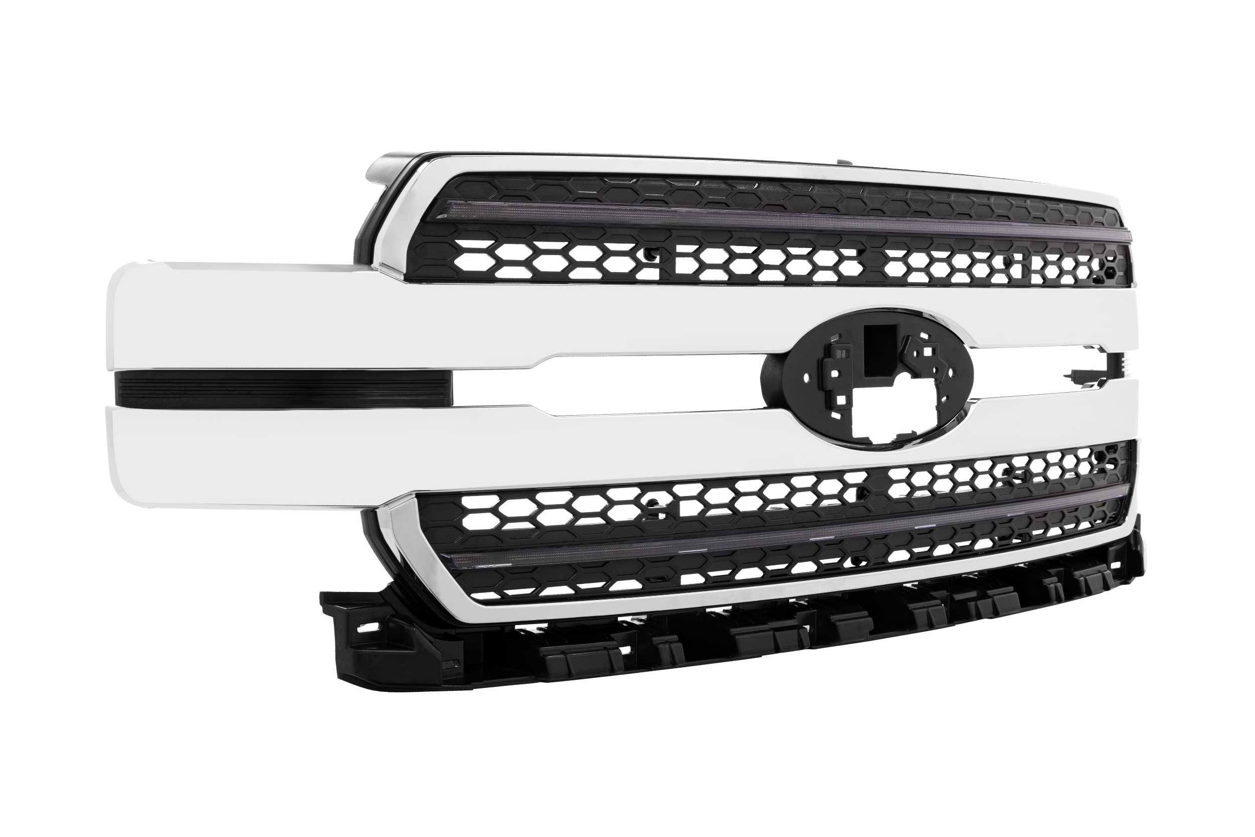 Morimoto XBG LED Grille: Ford F150 (18-20) (Chrome Finish / White DRL)