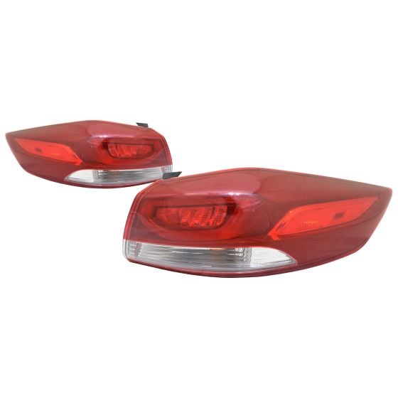 CROSSDESIGN Halogen Headlight Assembly Pair – Fit 2017-2018 Hyundai Elantra Left+Right, Black Housing