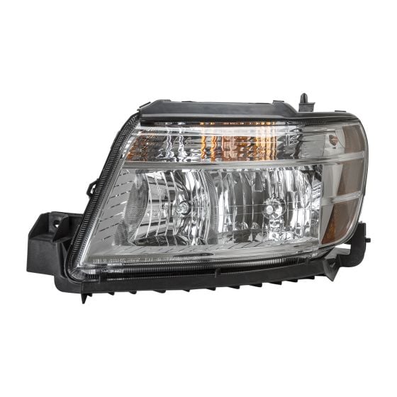 Left Headlamp Assembly For 2008-2009 Ford Taurus (Built 5/19/07 – 2/29/09) – Black Housing, Clear Lens