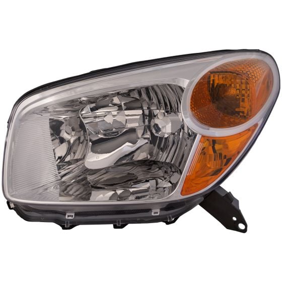 Left Driver Side Headlight For 04-05 Toyota RAV4; CAPA Certified