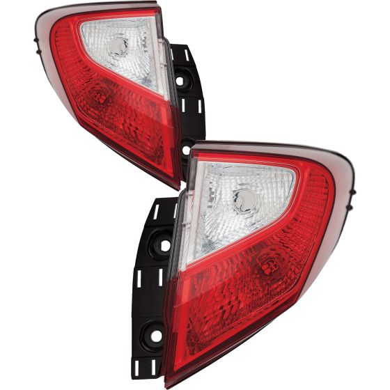 Driver Passenger Tail Light Set For 18-20 Toyota C-HR; CAPA Certified