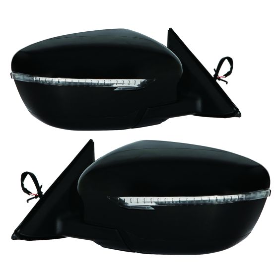 Mirror Set Fits Nissan Rogue 14-16 Pair Left Driver and Right